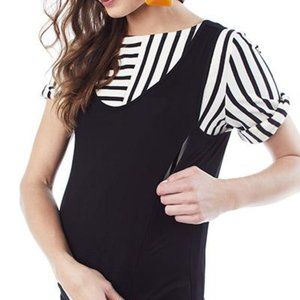 Loyal Hana marni jumpsuit black nursing maternity